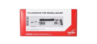Herpa 085953 - H0 - Hänger Fahrgestell Schweden, 4-achsig (2 Stück)